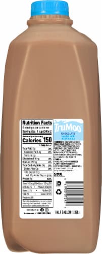 TruMoo 1% Lowfat Chocolate Milk Perspective: top