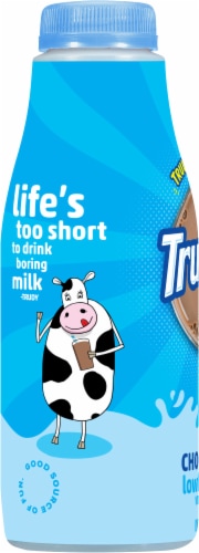 TruMoo 1% Lowfat Chocolate Milk Perspective: top