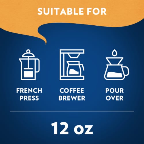 LavAzza Costiera Gran Aroma Light Roast Ground Coffee Perspective: top