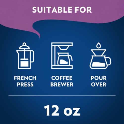 LavAzza Italian Roast Extra Dark Roast Ground Coffee Perspective: top