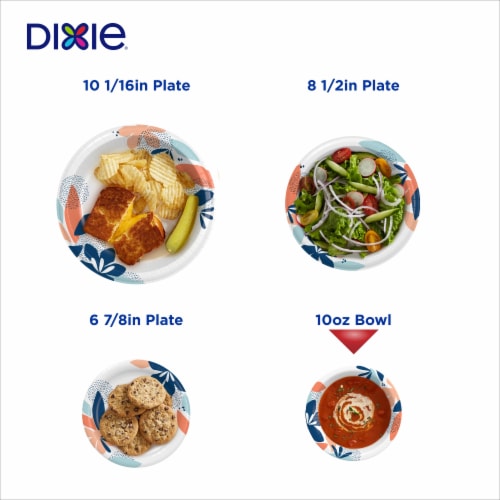 Dixie® Disposable Paper Bowls Perspective: top