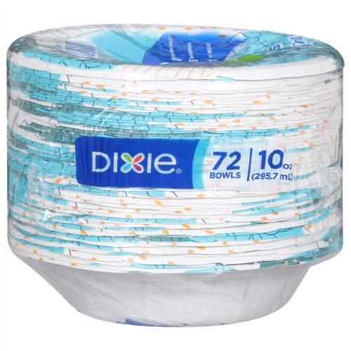 Dixie Everyday Printed Paper Bowls Perspective: top