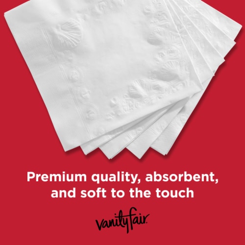 Vanity Fair® Everyday Disposable Paper Napkins Perspective: top
