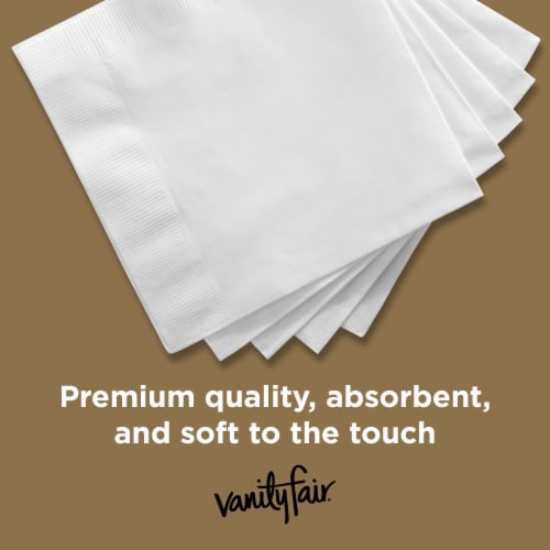 Vanity Fair® Entertain Paper Napkins - Classic White, 40 Ct - Fred Meyer
