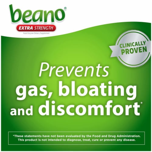 Beano Extra Strength Gas Prevention & Digestive Enzyme Supplement Perspective: top