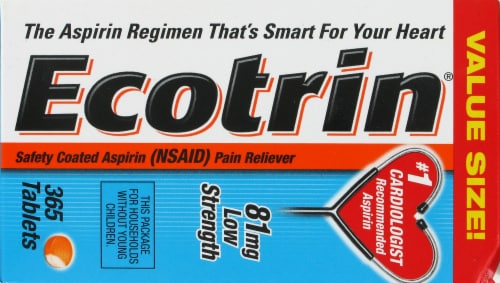 Ecotrin Low-Strength Tablets Perspective: top