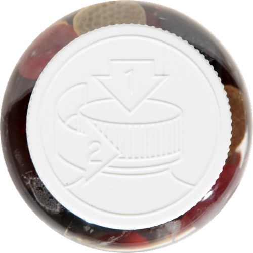 Fiber Choice Fruity Gummies Bites Perspective: top
