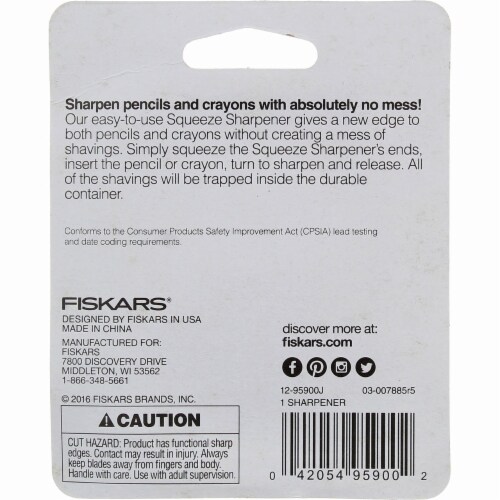 Fiskars® Mess Less Sharpener Perspective: top