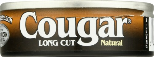 American Snuff Co. Cougar® Natural Long Cut Perspective: top