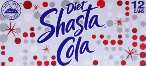 Shasta® Diet Cola Soda Perspective: top