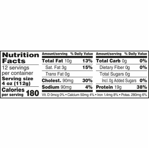 Jennie-O® All-Natural* 90% Lean/10% Fat Fresh Ground Turkey Perspective: top
