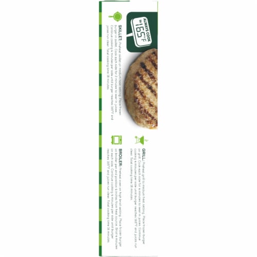 Jennie-O® Frozen All-White Turkey Burgers Perspective: top