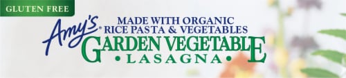 Amy's® Garden Vegetable Lasagna Frozen Meal Perspective: top
