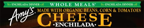 Amy's® Cheese Enchilada Frozen Meal Perspective: top