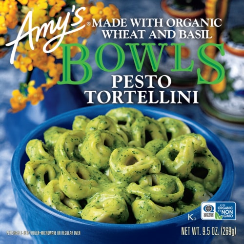 Amy's Pesto Tortellini Bowl Perspective: top