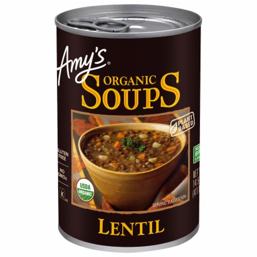 Amy's® Organic Lentil Soup Perspective: top
