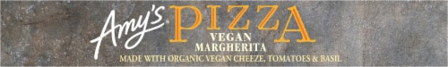 Amy's Vegan Margherita Frozen Pizza Perspective: top