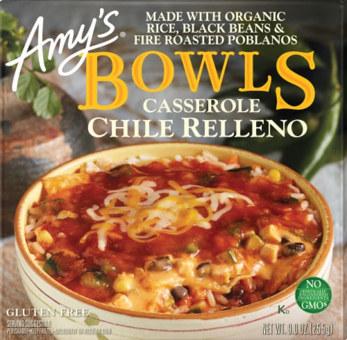 Amy's Chile Relleno Casserole Bowl Perspective: top