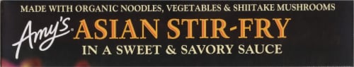 Amy's® Asian Stir-Fry Frozen Meal Perspective: top