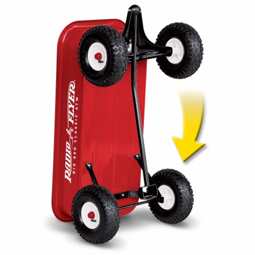 Radio Flyer 1800 Big Red Classic Extra Long Handle All Terrain