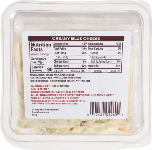 Boar's Head Creamy Blue Cheese Perspective: top