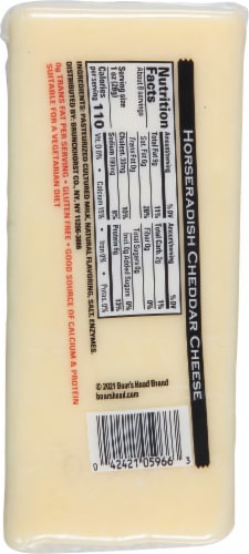Boar's Head Horseradish Cheddar Cheese Perspective: top