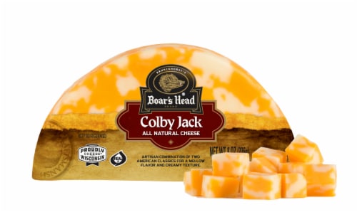 Boar's Head Colby Jack Cheese Perspective: top