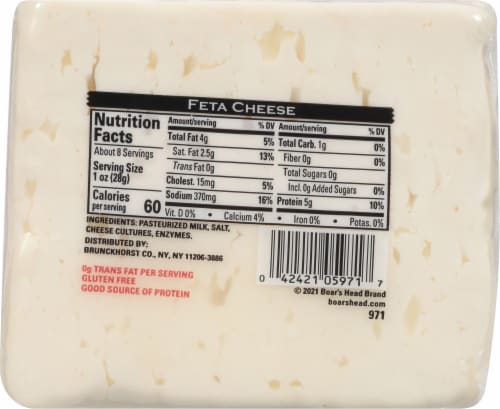 Boar's Head Creamy Feta Cheese Perspective: top