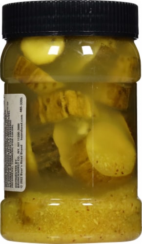 Boar's Head Horseradish Bread & Butter Pickle Chips Perspective: top