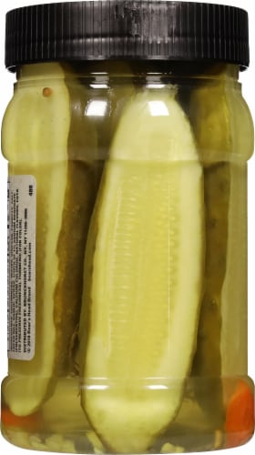 Boar's Head Kosher Dill Half Cut Pickles Perspective: top