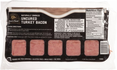 Boar’s Head Uncured Turkey Bacon Perspective: top
