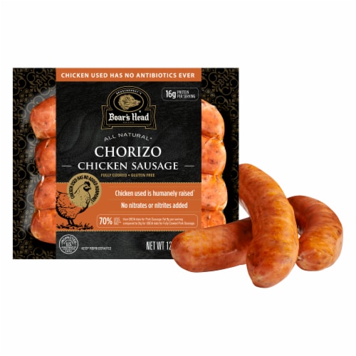 Boar's Head Chorizo Chicken Sausage Perspective: top