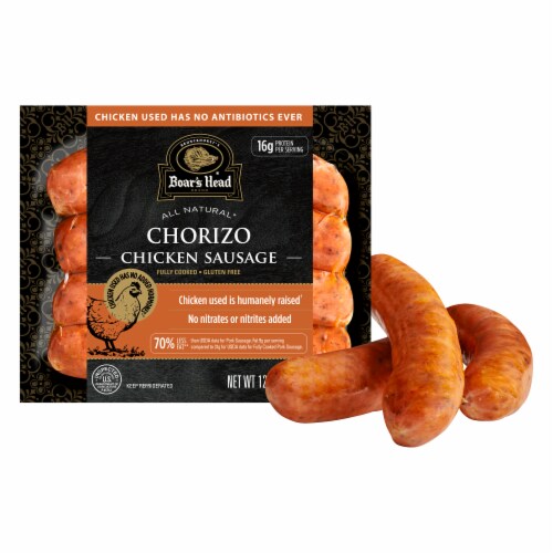 Boar's Head Chorizo Chicken Sausage Perspective: top