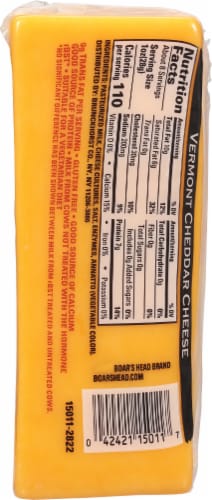 Boar's Head Vermont Cheddar Cheese Perspective: top