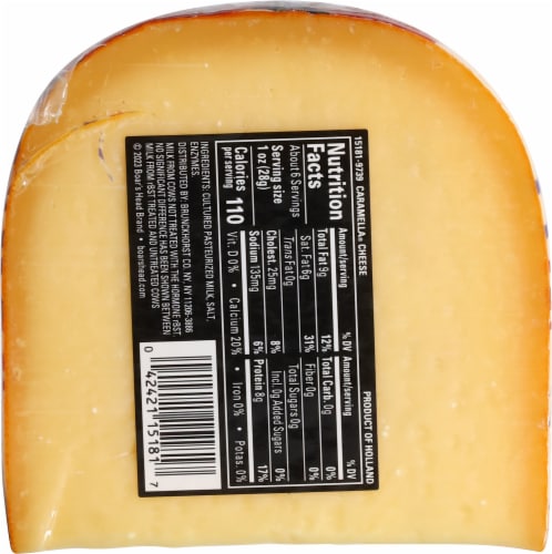Boar's Head Caramella Cheese Perspective: top