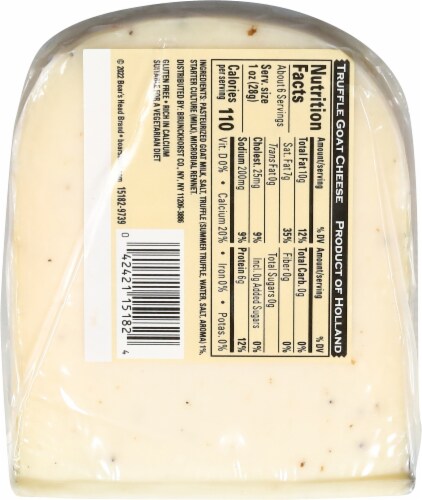 Boar's Head Truffle Goat Cheese Perspective: top