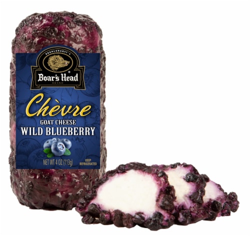 Boar's Head Wild Blueberry Chevre Goat Cheese Perspective: top