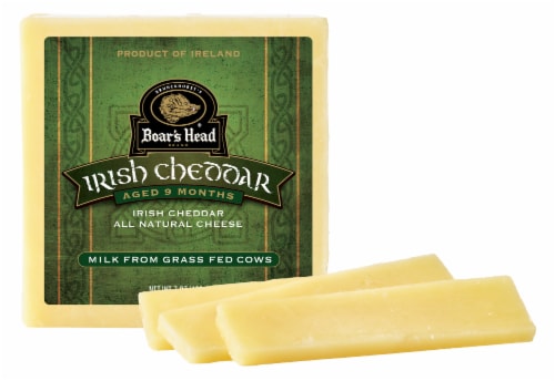 Boar’s Head Irish Cheddar Cheese Perspective: top