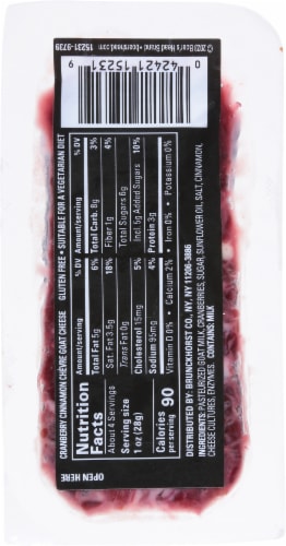 Boar's Head Cranberry Cinnamon Chevre Perspective: top