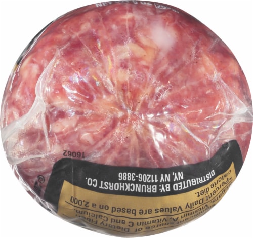Boar's Head Uncured Sopressata Dry Sausage Perspective: top