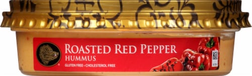 Boar's Head Roasted Red Pepper Hummus 10 oz Perspective: top