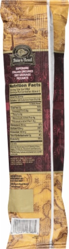 Boar's Head Superiore Italian Uncured Dry Sausage Piccante Perspective: top