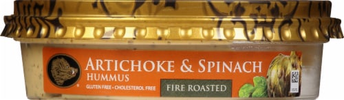 Boar’s Head Fire Roasted Artichoke & Spinach Hummus 10 oz Perspective: top