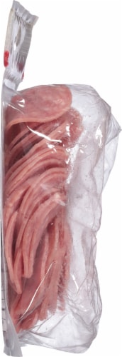 Boar’s Head Uncured Pouch Hard Salami Perspective: top