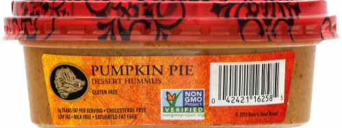 Boar's Head Pumpkin Pie Dessert Hummus 8 oz Perspective: top