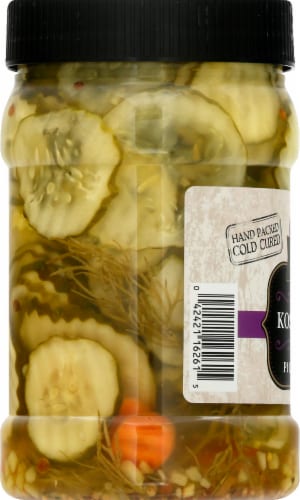 Boar’s Head® Kosher Dill Pickle Chips Perspective: top
