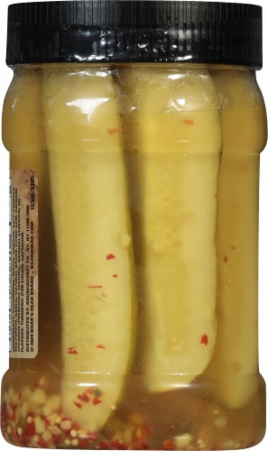Boar's Head Spicy Dill Pickle Spears Perspective: top