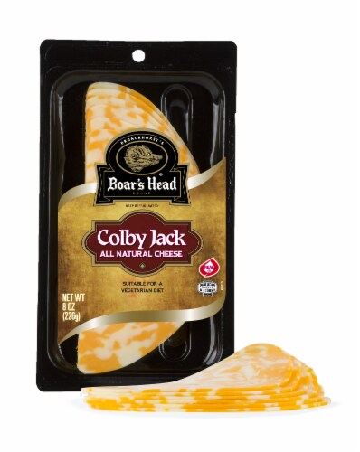 Boar's Head Colby Jack Cheese Perspective: top