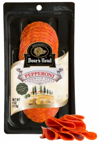 Boar's Head Pepperoni Perspective: top