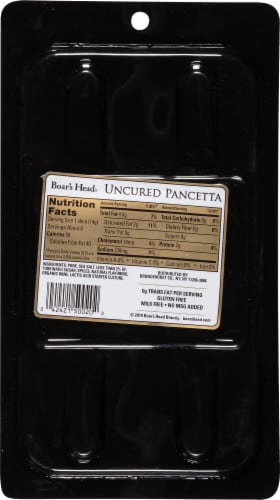 Boar's Head Uncured Pancetta Perspective: top